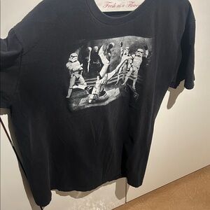 Star Wars Black Short Sleeve Tee with Stormtrooper Graphic